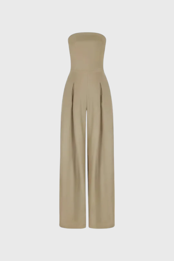 Ilona Mono Elegante Sin Mangas Escote Estructurado De Noche