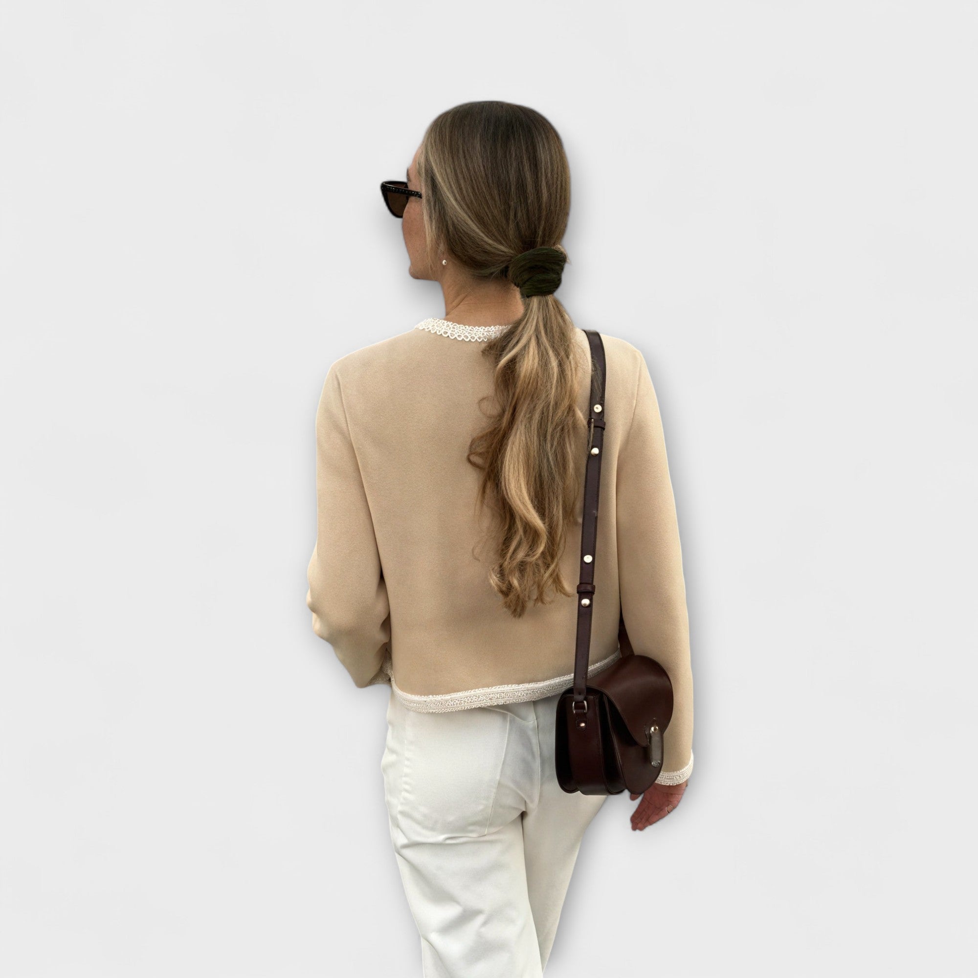Isabela Cardigan De Punto Suave Con Bolsillos Decorativos