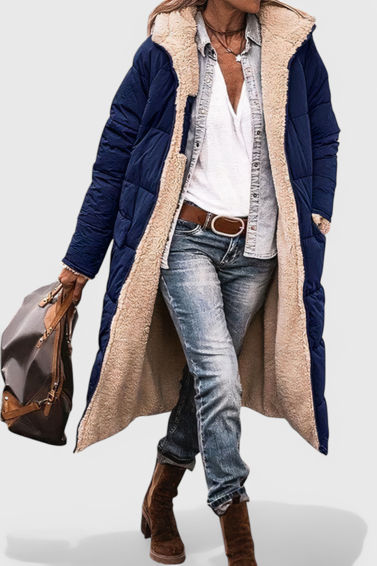 Diaria Parka Isabella Acolchada Suave Para Invierno
