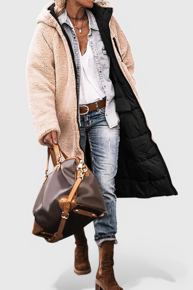 Diaria Parka Isabella Acolchada Suave Para Invierno