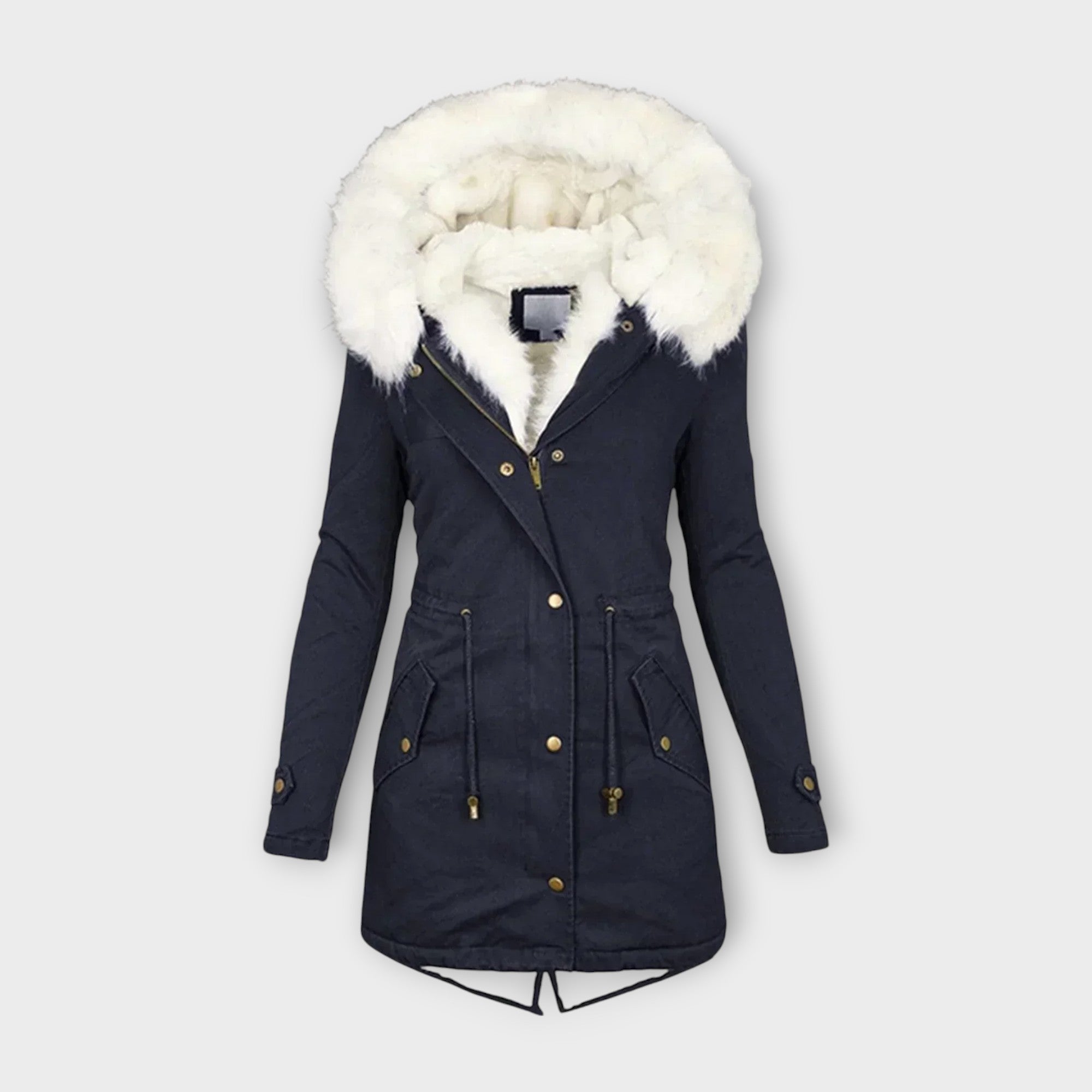 Alina Abrigo De Invierno Impermeable Con Forro De Piel