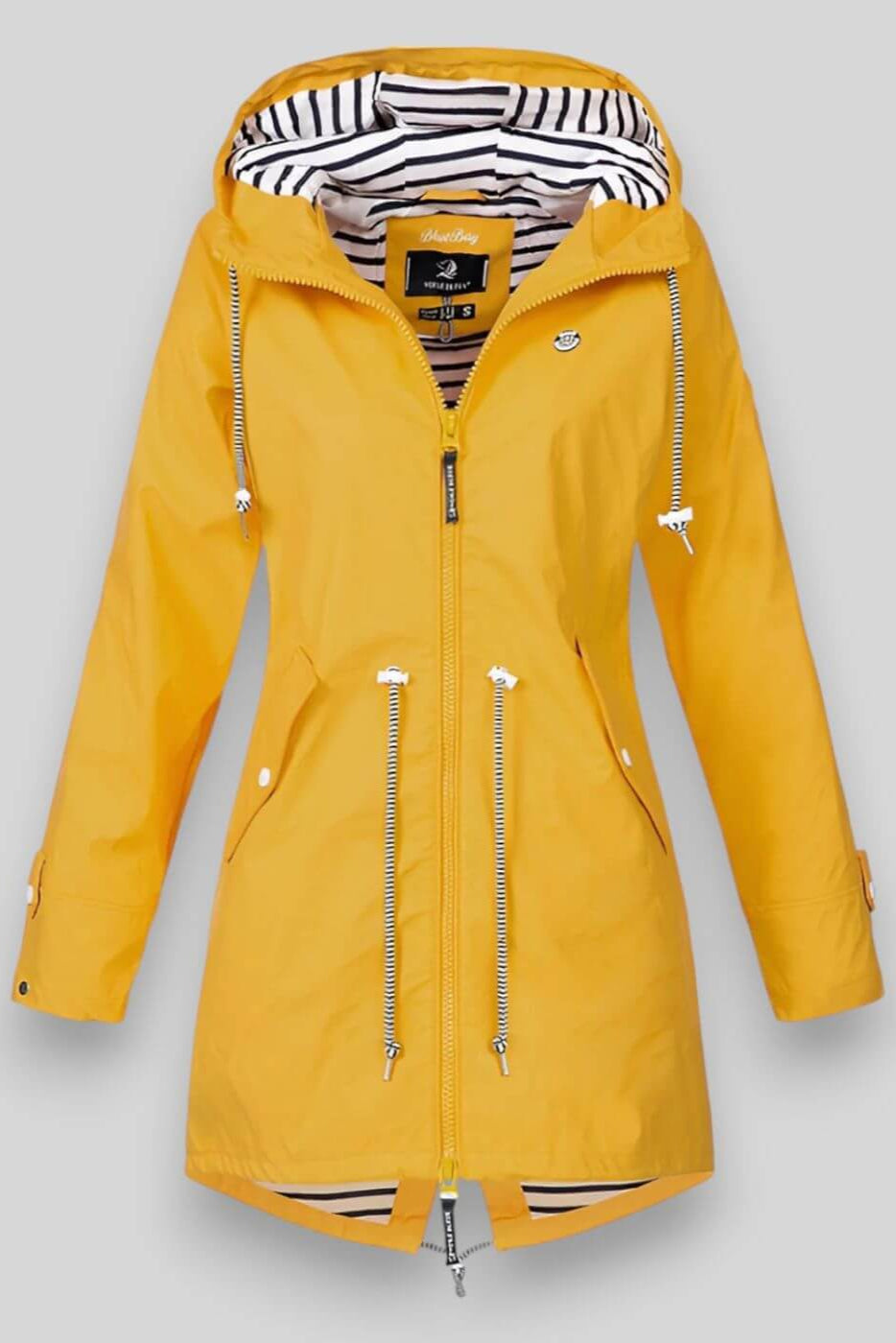 Ariana Chaqueta Impermeable Ligera Con Capucha Mujer