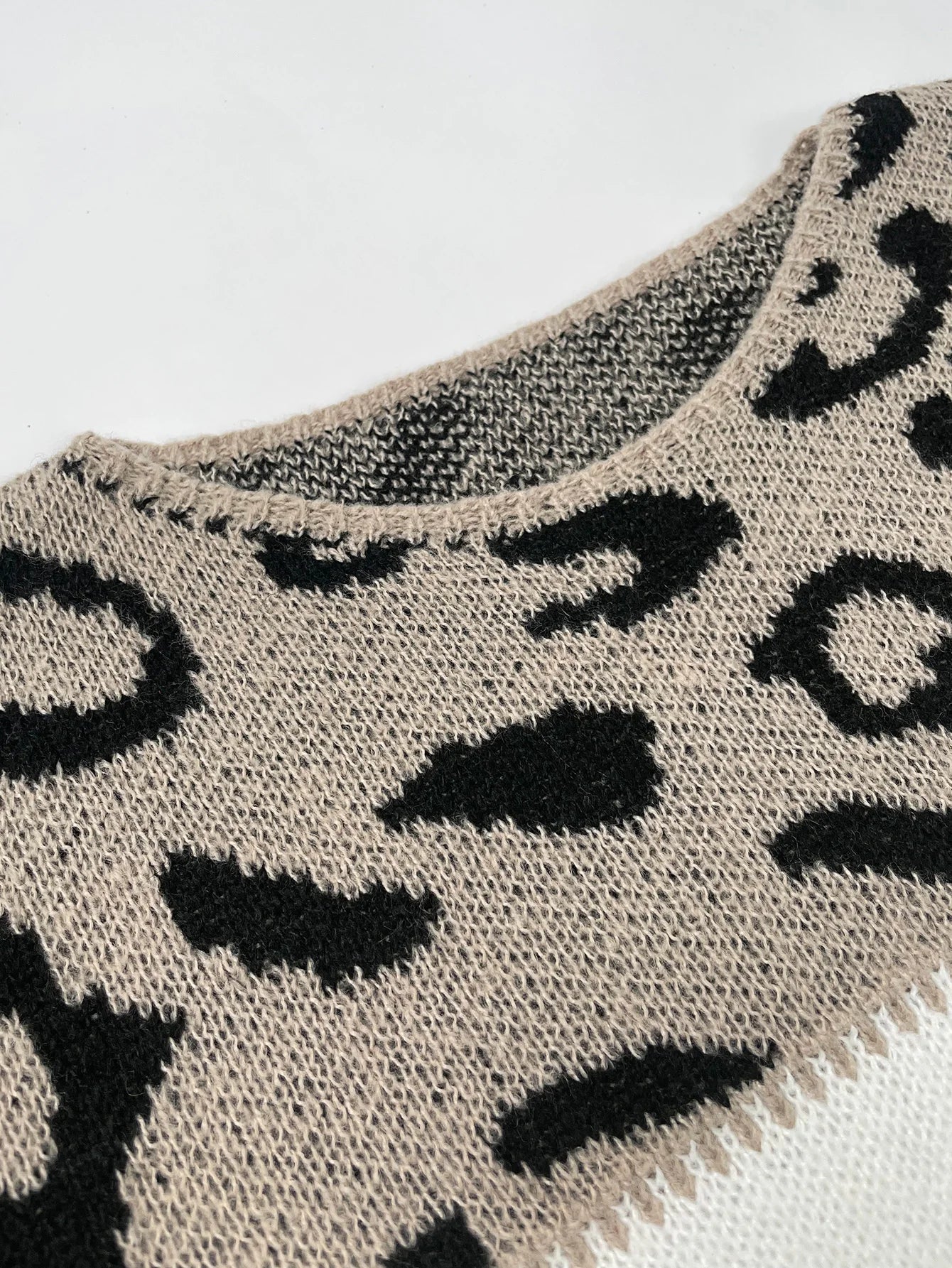 Isabela Jersey De Punto Con Estampado Leopardo Juguetón