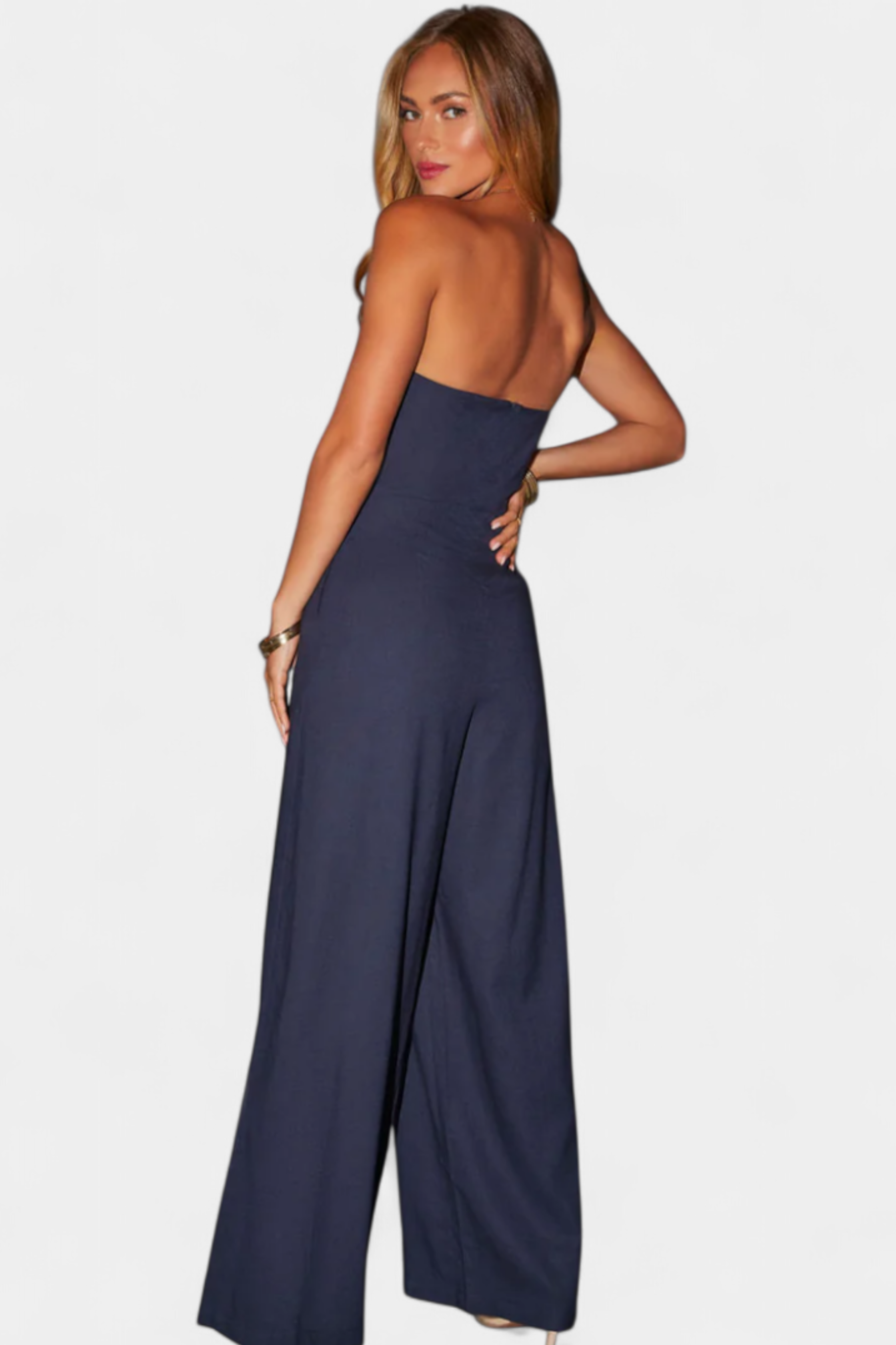 Ilona Mono Elegante Sin Mangas Escote Estructurado De Noche