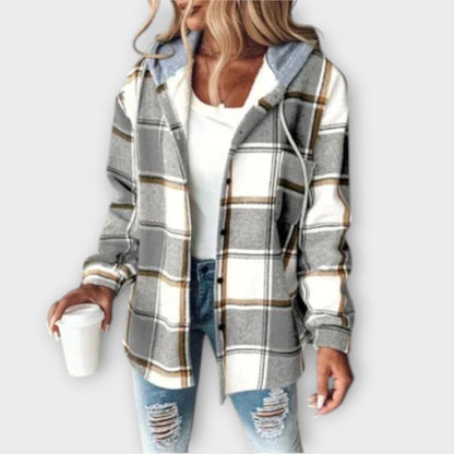 Elara Sudadera Con Capucha Holgada De Patrón Llamativo