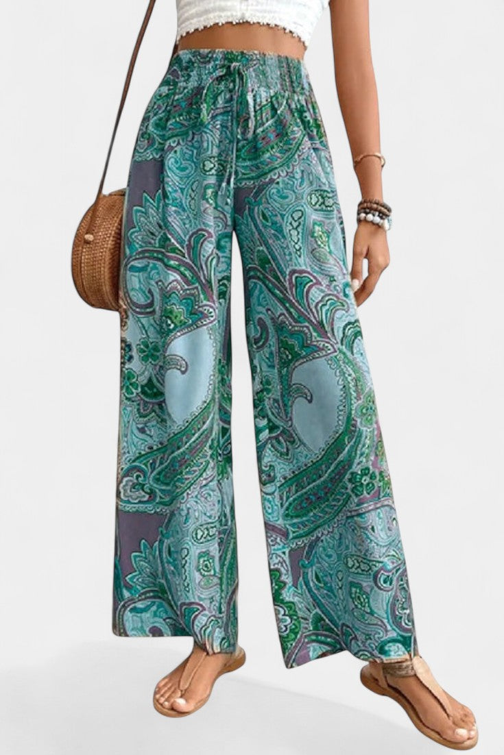 Victoria Pantalones Pierna Ancha Ligero Silueta Fluida