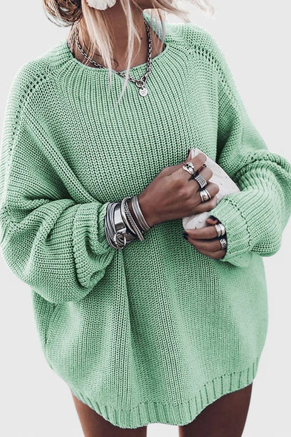 María Maqsood Jersey Suelto Lana Otoño Confortable Casual