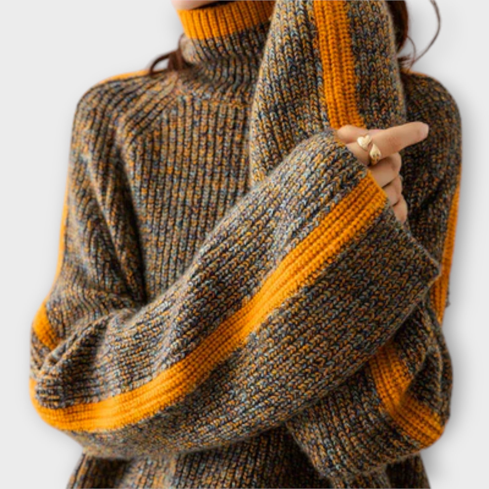 Eline Suéter Mujer Tejido Cálido Para Invierno Casual