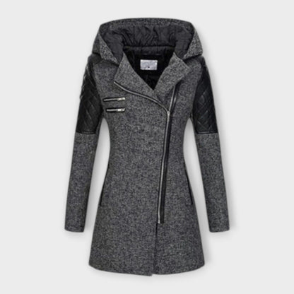 María Chaqueta De Invierno Tejido Suave Aislante Ligero
