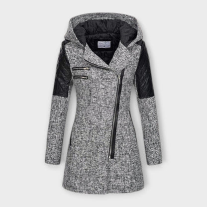María Chaqueta De Invierno Tejido Suave Aislante Ligero