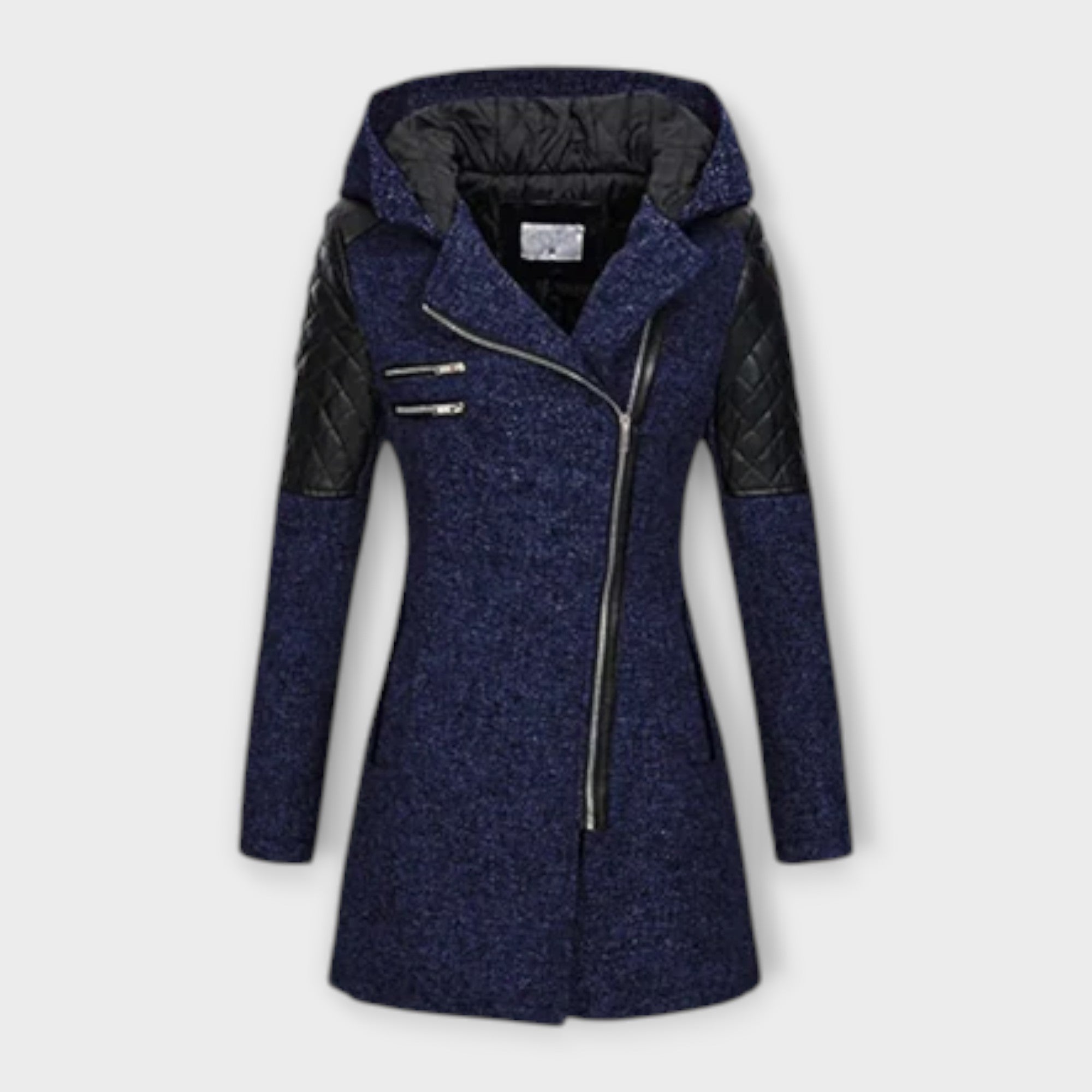 María Chaqueta De Invierno Tejido Suave Aislante Ligero