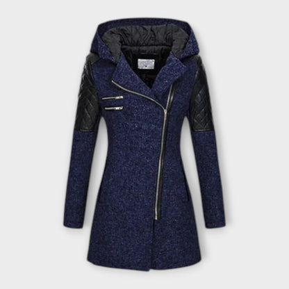 María Chaqueta De Invierno Tejido Suave Aislante Ligero
