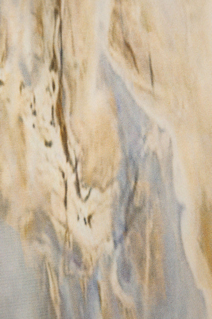 Mila Pantalón Recto Cintura Alta Estampado Mármol Para Dama