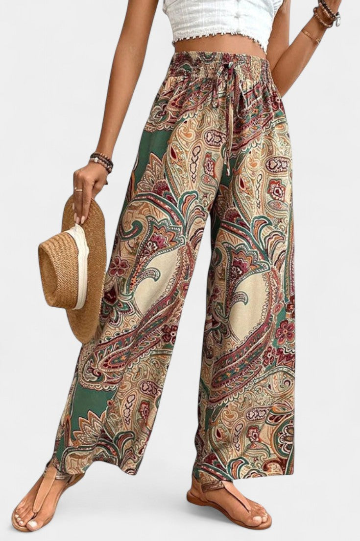Victoria Pantalones Pierna Ancha Ligero Silueta Fluida