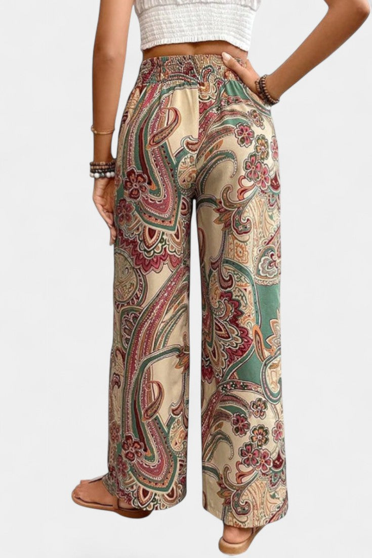 Victoria Pantalones Pierna Ancha Ligero Silueta Fluida
