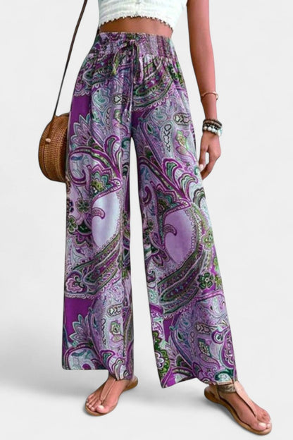 Victoria Pantalones Pierna Ancha Ligero Silueta Fluida