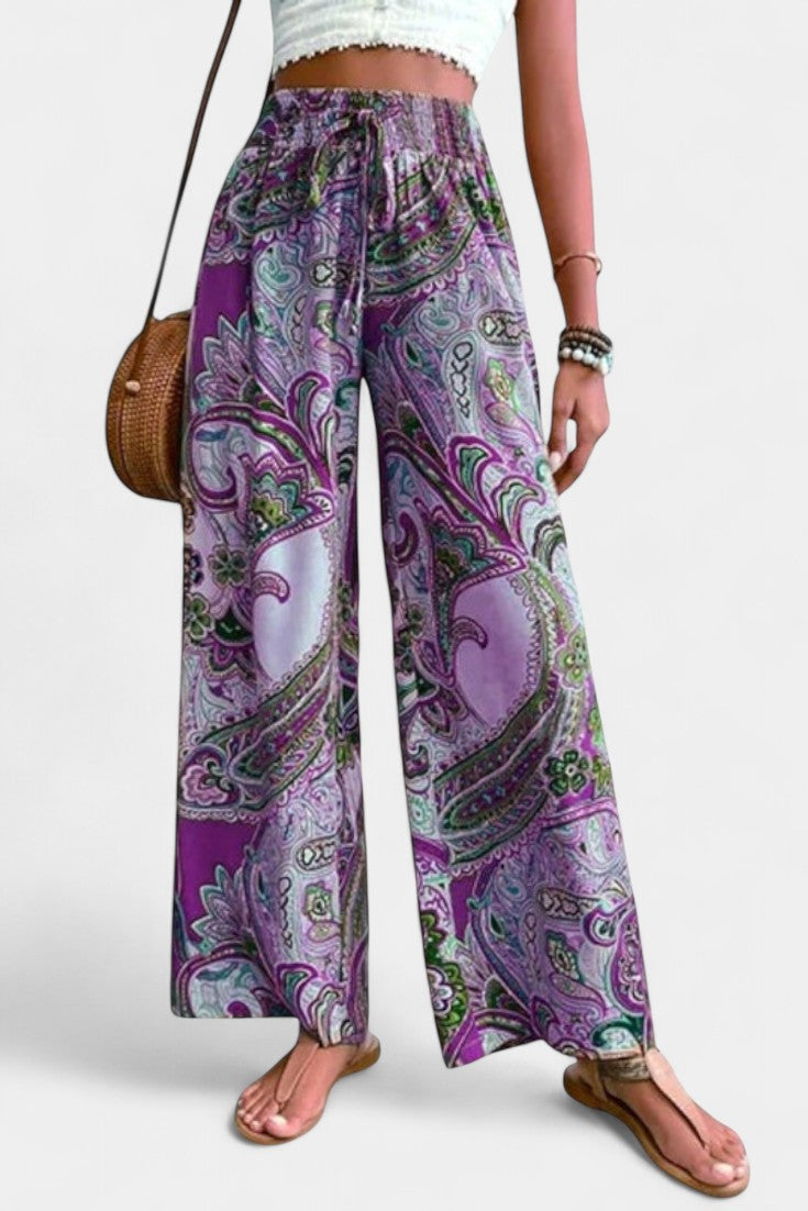 Victoria Pantalones Pierna Ancha Ligero Silueta Fluida