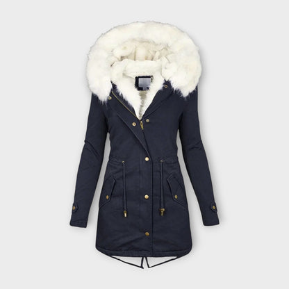 Alina Abrigo De Invierno Impermeable Con Forro De Piel