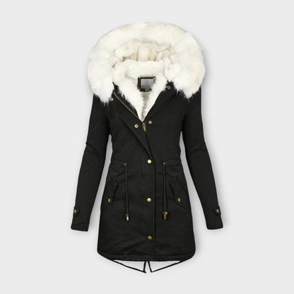 Alina Abrigo De Invierno Impermeable Con Forro De Piel