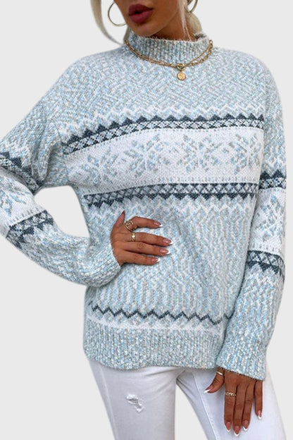 Sofía Jersey De Nieve Tejido Ultra Suave Relajado Con Copo