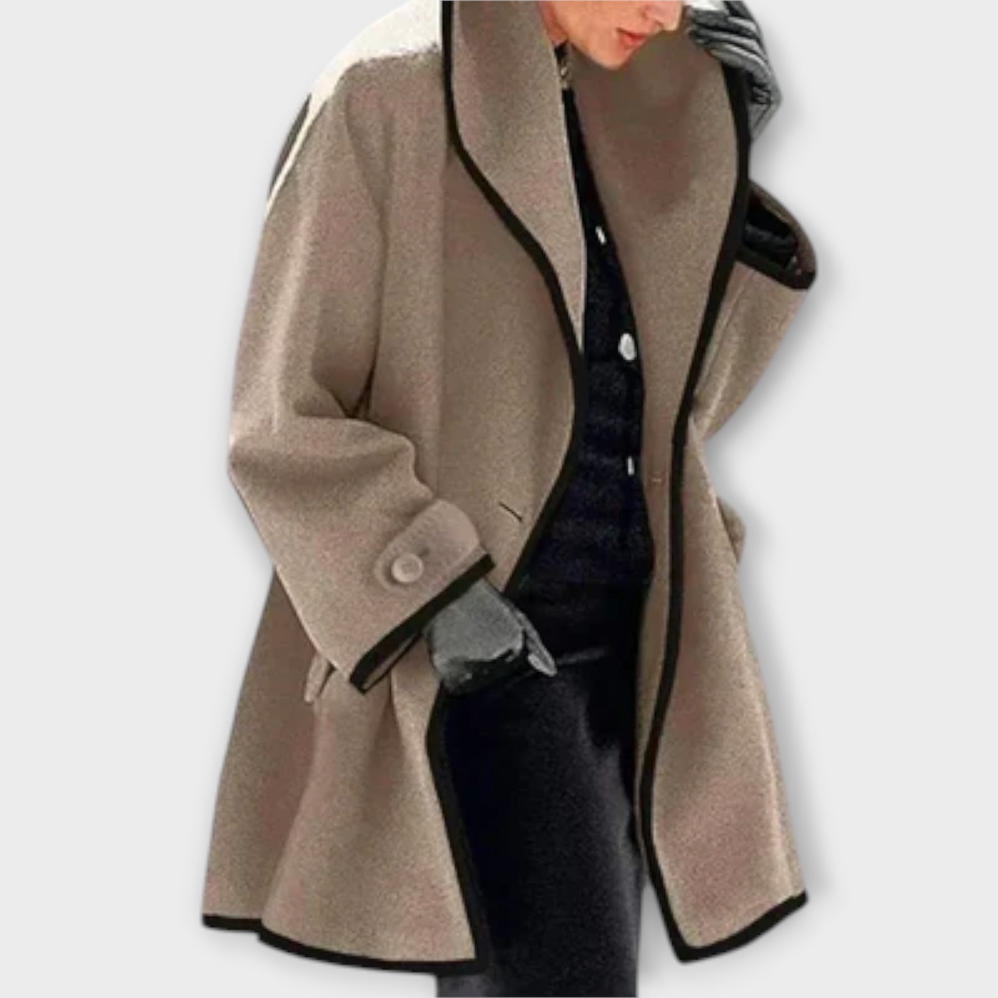Elena Gabardina Trench Entallada Con Detalles Refinados