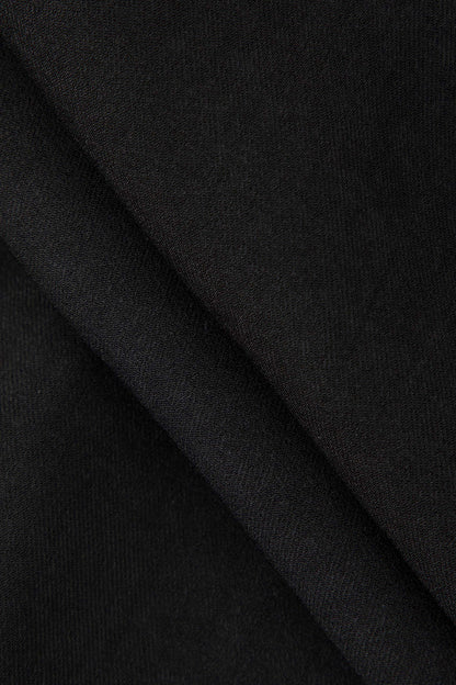 Oaklynn Pantalón Recto Drapado Cintura Envolvente Elegante