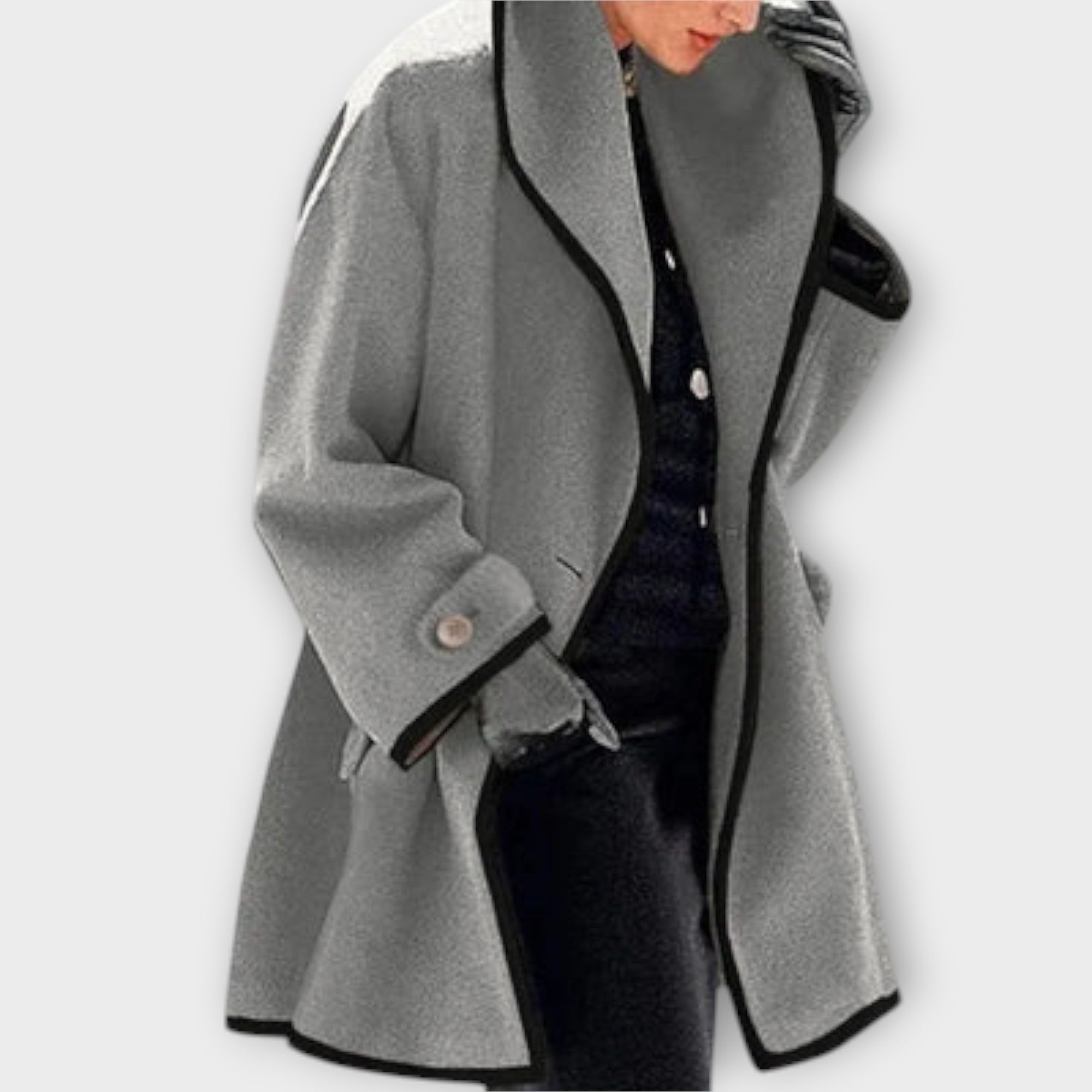 Elena Gabardina Trench Entallada Con Detalles Refinados