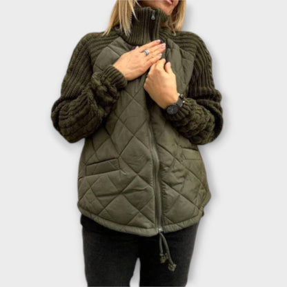 Marina Chaqueta Urbana Cuello Alto Con Acabado Premium
