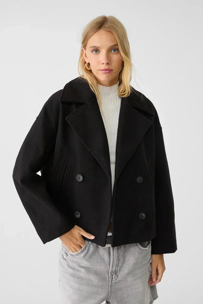 Dalia Chaqueta Doble Botonadura Elegante Para Oficina