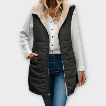 Elina Gilet Acolchado Reversible Liviano Y Cálido Plus