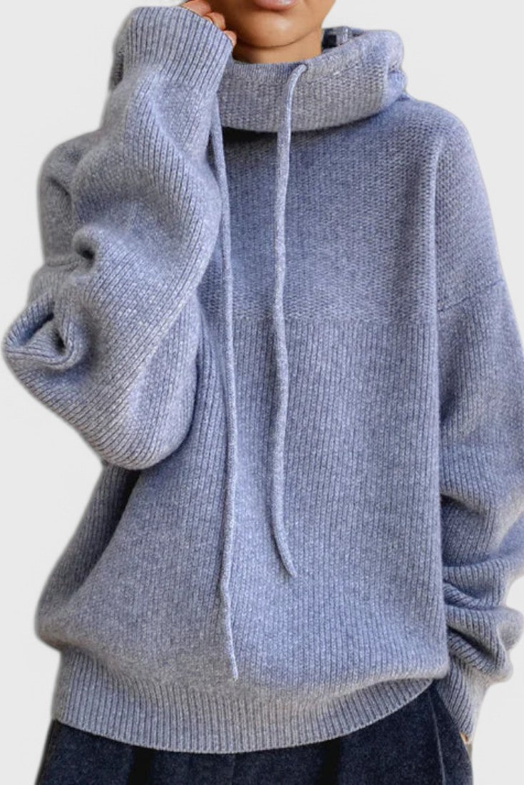 Claudia Pullover Lana Mezclada Suave Transpirable Invierno