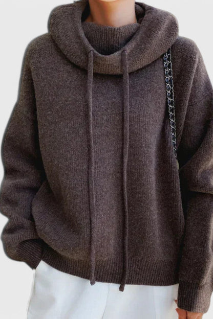Claudia Pullover Lana Mezclada Suave Transpirable Invierno