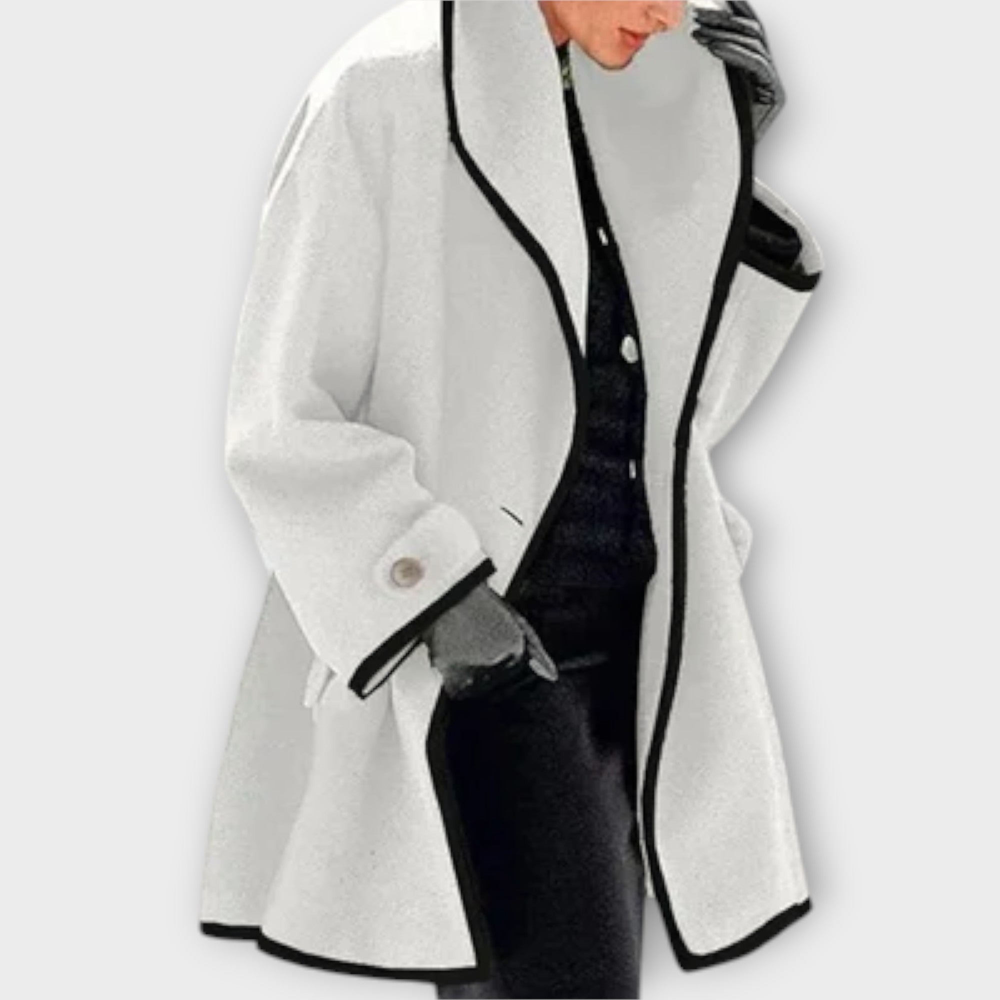Elena Gabardina Trench Entallada Con Detalles Refinados