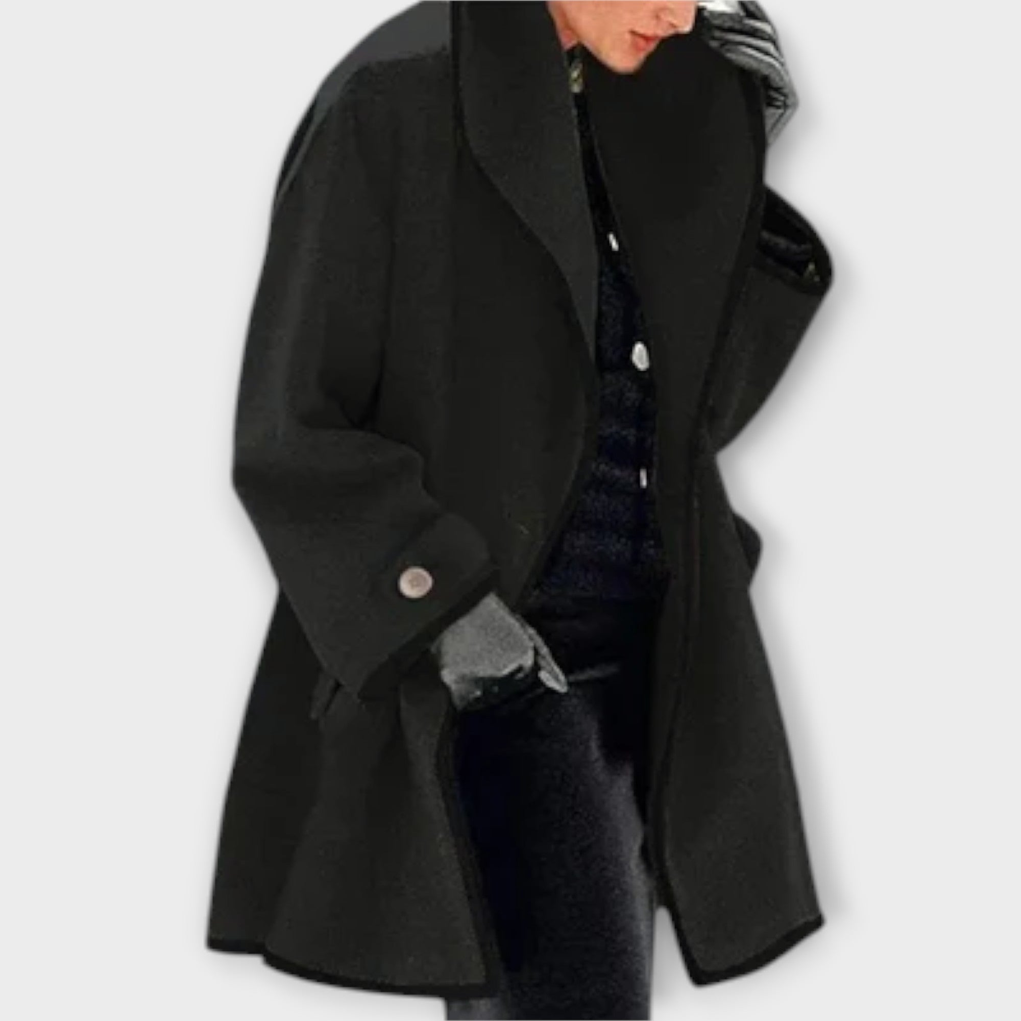 Elena Gabardina Trench Entallada Con Detalles Refinados